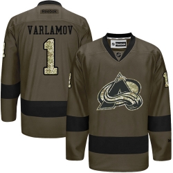 Semyon Varlamov Avalanche — Game Worn Goalie Jerseys